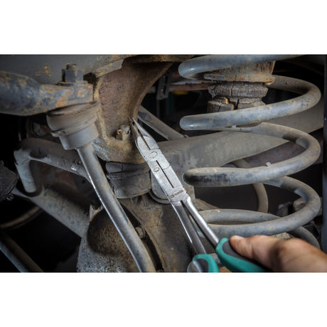 Alicate Punta Media Caña Extralargo Sata