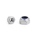 Tuerca Hexagonal con Seguro Nylon UNC Zincada SafeMax
