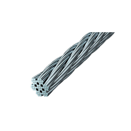 Cable de Acero Galvanizado 6x19 Alma Fibra SafeMax