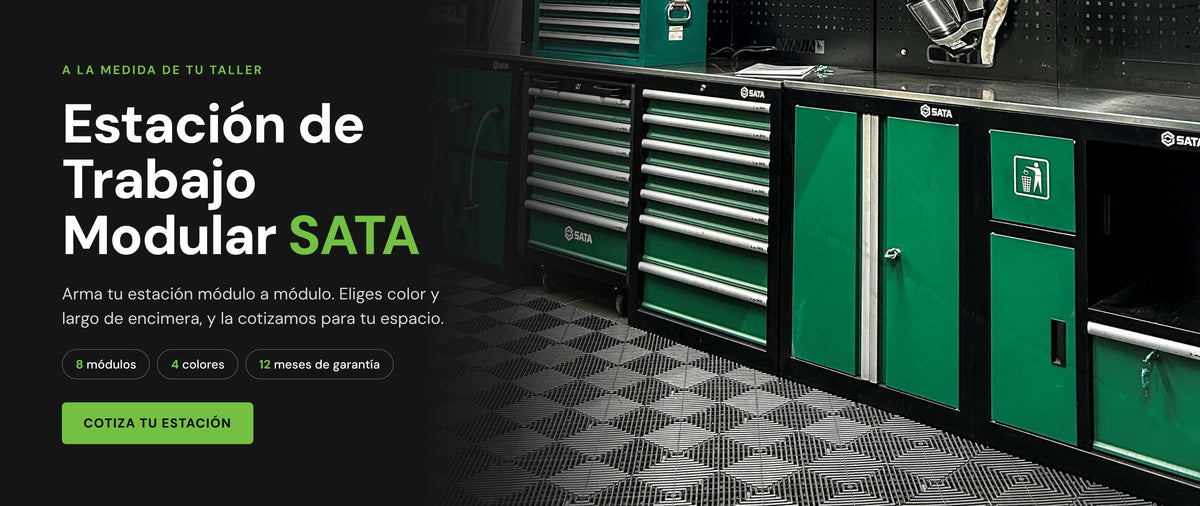 Estación de Trabajo Modular SATA: cotiza tu estación a la medida de tu taller