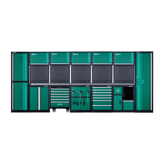 Pared completa de estación de trabajo modular SATA