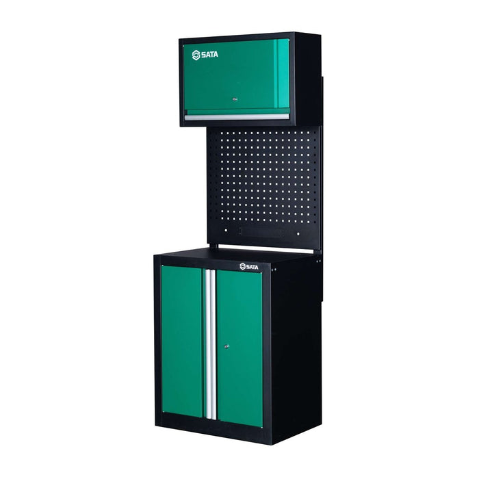 Módulo combinado SATA de 2 puertas con panel perforado