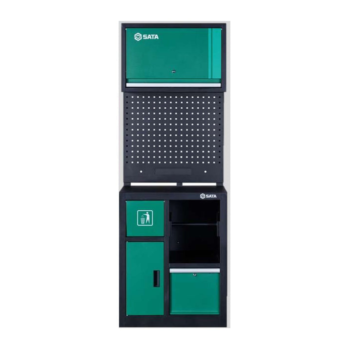 Módulo combinado SATA con basurero y porta rollo